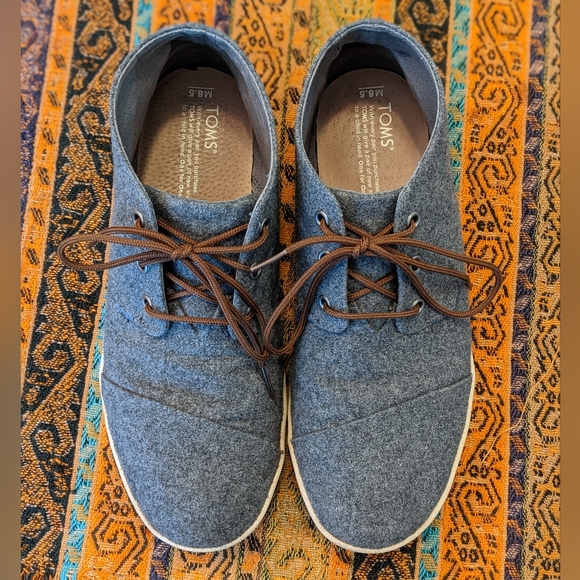 Tom's Wool Chukka Lace Up Shoes - Picture 3 of 5